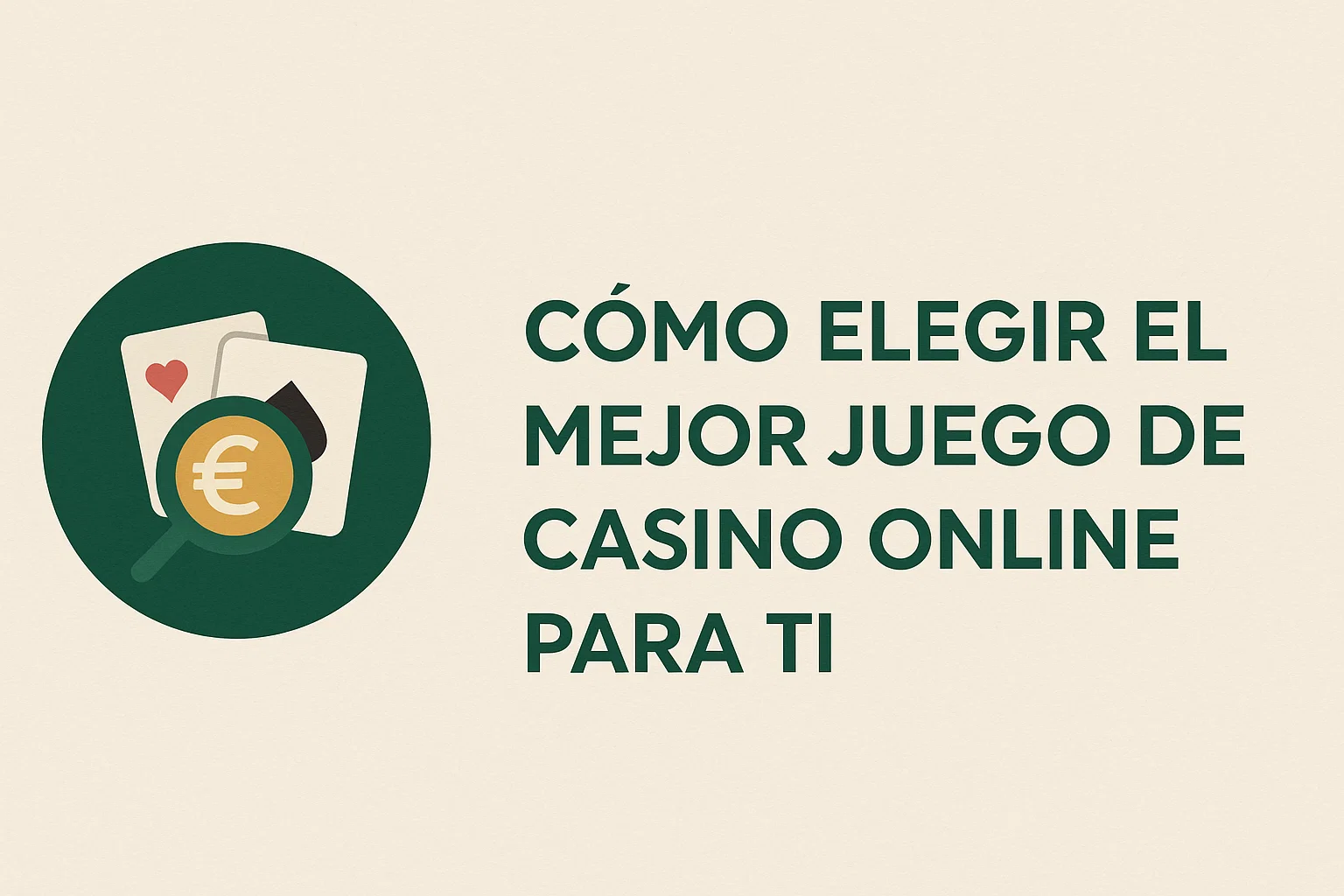 Cómo Elegir el Mejor Juego de Casino Online para Ti